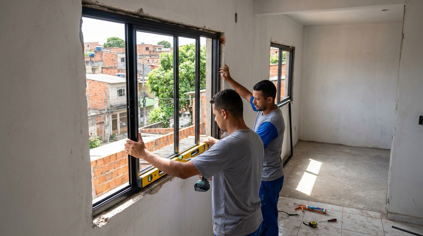 Produção de Portas e Janelas em Juiz de Fora‑MG