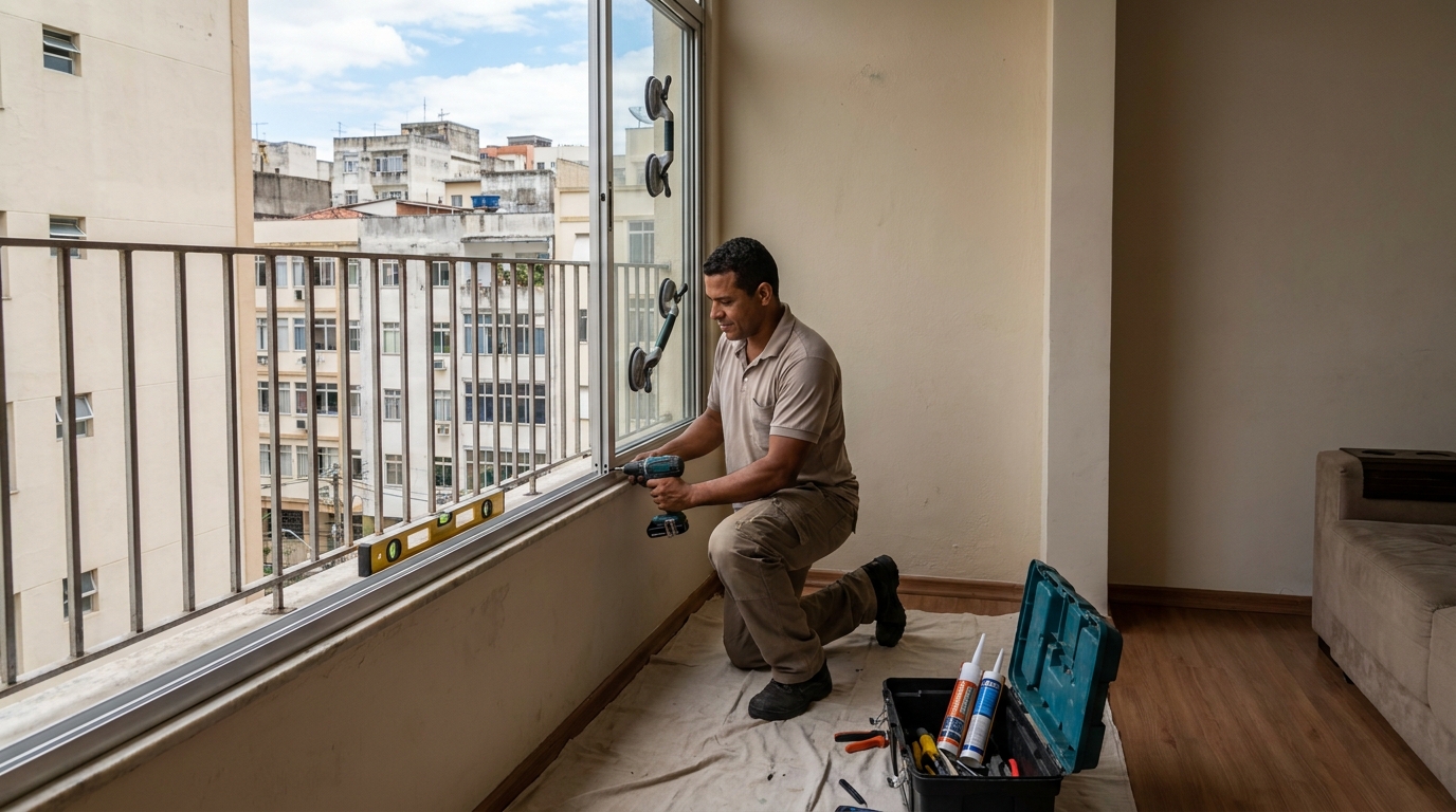 Janelas de Vidro em Juiz de Fora‑MG